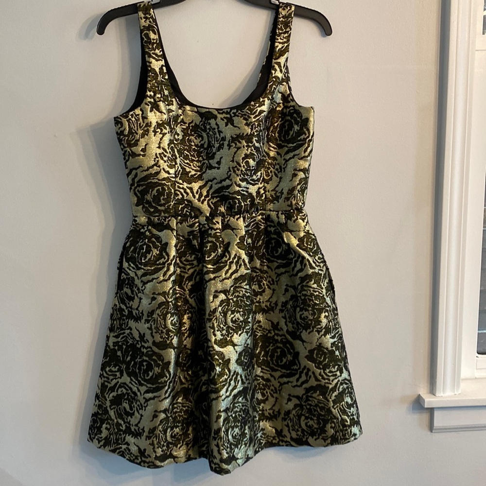 BB Dakota Gold Mini Dress